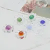 Sunflower's new cross-border ring flower plate from Europe and America, transparent acrylic resin flower diy mobile phone case accessory Item Picture